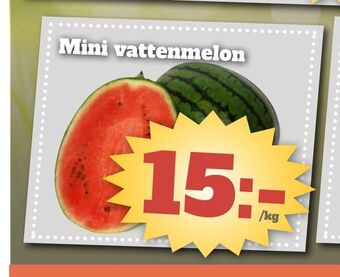 Bonum Matmarknad Mini vattenmelon erbjuda