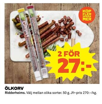 Coop Extra Ölkorv erbjuda