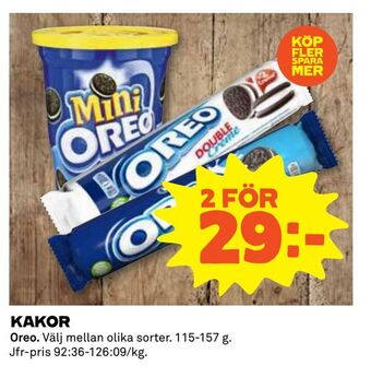 Coop Extra Kakor erbjuda