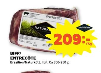 Biff/ entrecôte