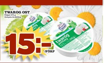 Din Mat Twarog ost erbjuda
