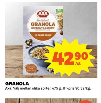 Coop Daglivs Granola erbjuda