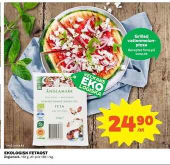 Coop Daglivs Ekologisk fetaost erbjuda
