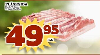 Din Mat Fläsksida erbjuda