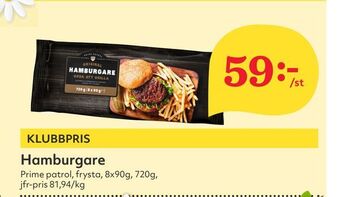 Hemköp Hamburgare erbjuda