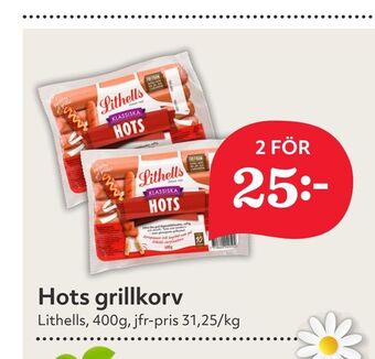 Hemköp Hots grillkorv erbjuda