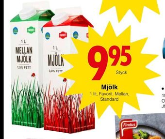 Matöppet Mjölk erbjuda