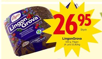 Matöppet LingonGrova erbjuda