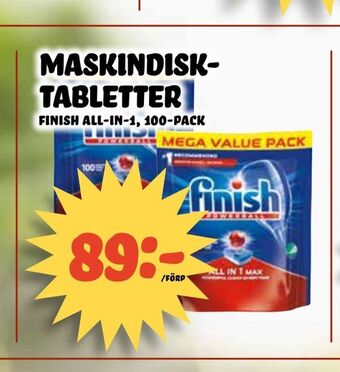 Nelins maskindisktabletter erbjuda