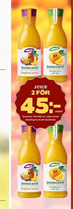 Nelins Juice erbjuda
