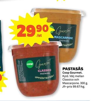 Pastasås