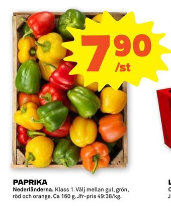 Stora Coop Paprika erbjuda