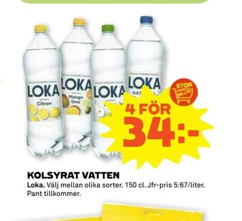 Stora Coop Kolsyrat vatten erbjuda
