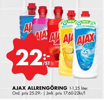ÖoB Ajax allrengöring erbjuda
