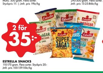 ÖoB Estrella snacks erbjuda