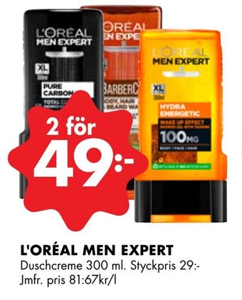 ÖoB L'oréal men expert erbjuda