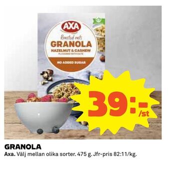 Coop Extra Granola erbjuda