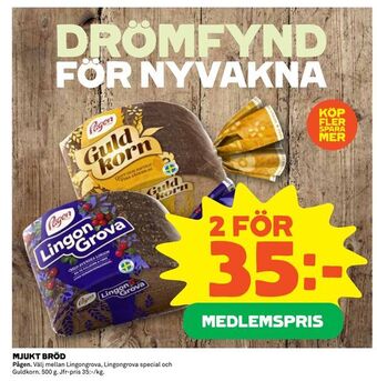 Coop Extra Mjukt bröd erbjuda