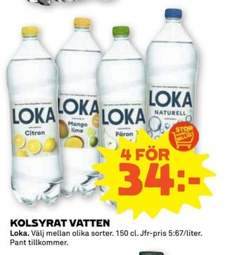 Stora Coop Kolsyrat vatten erbjuda