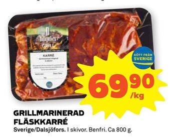 Stora Coop Grillmarinerad fläskkarré erbjuda