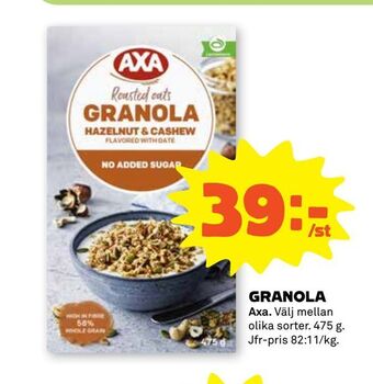 Stora Coop Granola erbjuda