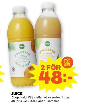 Stora Coop Juice erbjuda