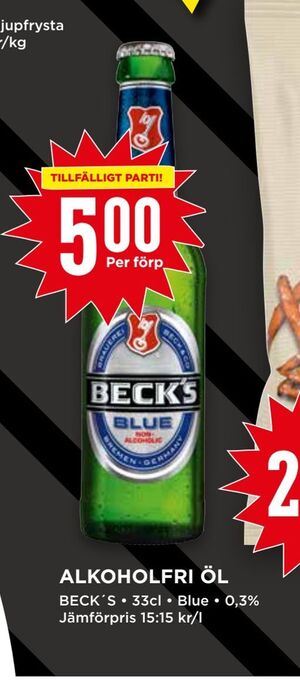 Willys Alkoholfri öl erbjuda