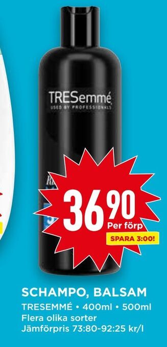 Willys Schampo, balsam erbjuda