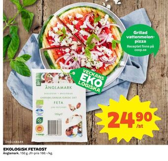 Coop Ekologisk fetaost erbjuda