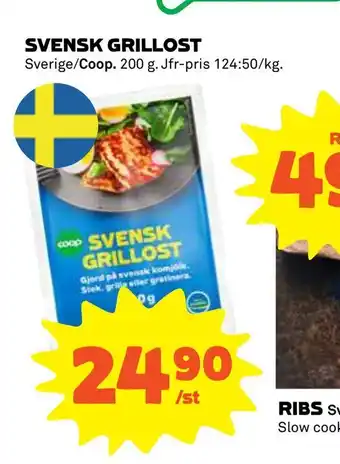 Coop Svensk grillost erbjuda
