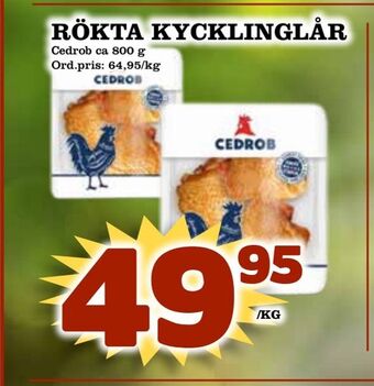 Supergrossen Rökta kycklinglår erbjuda