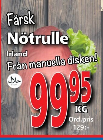 Supergrossen Nötrulle erbjuda