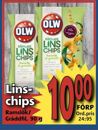 Supergrossen Linschips erbjuda