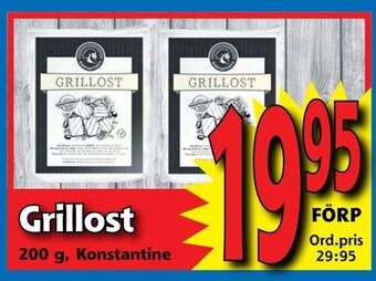Supergrossen Grillost erbjuda
