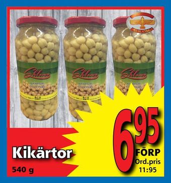 Supergrossen Kikärtor erbjuda