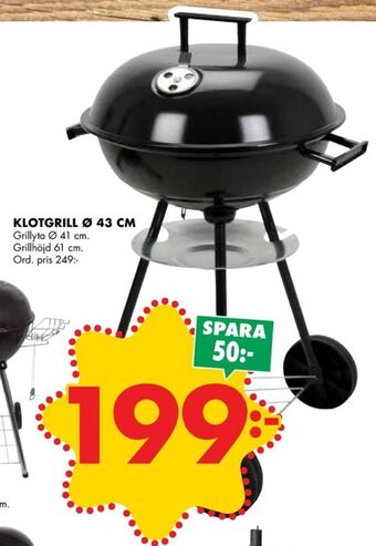 ÖoB Everyday bbq klotgrill erbjuda
