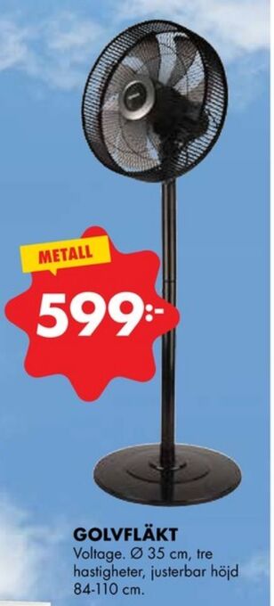 ÖoB Voltage golvfläkt erbjuda