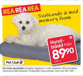 Rusta Pet club hund-/kattsäng erbjuda