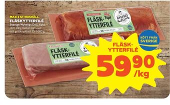Stora Coop Nybergs deli fläskytterfilé erbjuda
