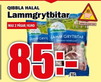 Matdax Lammgrytbitar erbjuda
