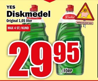 Matdax Diskmedel erbjuda