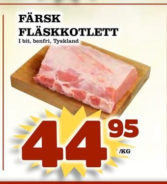 Matdax Färsk fläskkotlett erbjuda