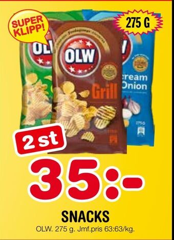 Nya Pulsen Snacks erbjuda