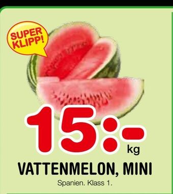 Nya Pulsen Vattenmelon, mini erbjuda