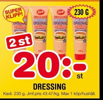 Nya Pulsen Dressing erbjuda
