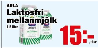 Matdax Laktosfri mellanmjölk erbjuda