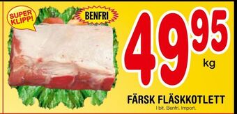 Nya Pulsen Färsk fläskkotlett erbjuda