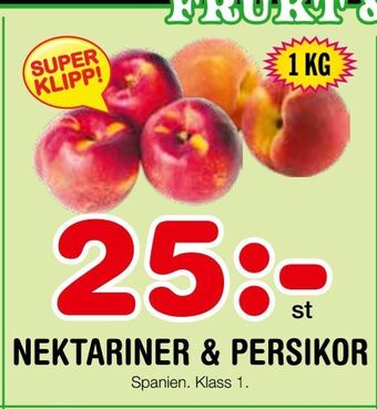 Nya Pulsen Nektariner & persikor erbjuda