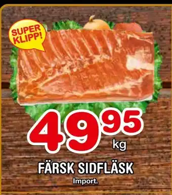 Färsk sidfläsk