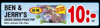 Nya Pulsen Ben & jerry's erbjuda